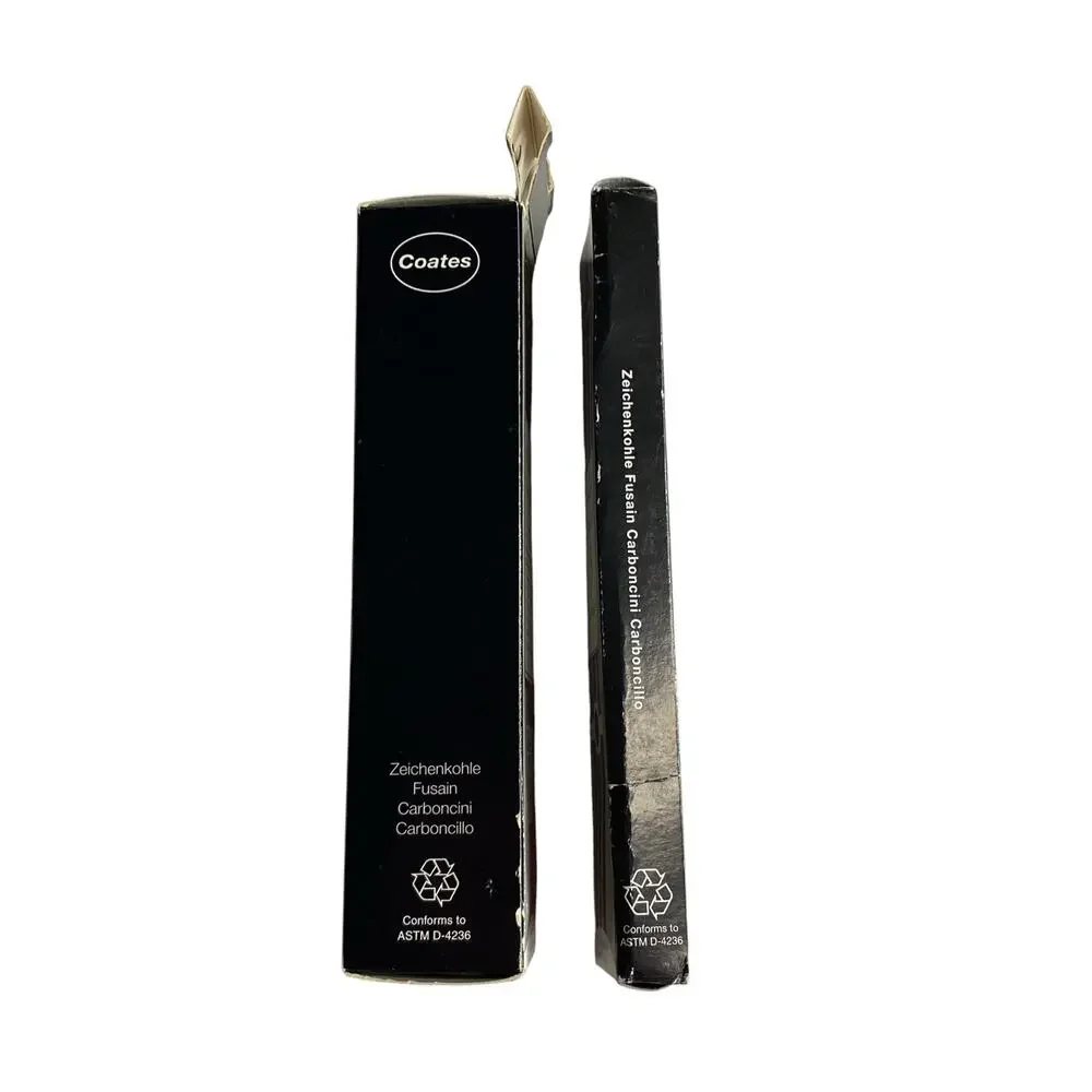 Coates Willow Charcoal Sticks Bundle 4-Extra Thick & 3-Thick Art Set England NIB